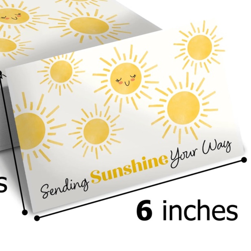 20 (4” x 6”) charming thank you cards, perfect for expressing gratitude. - Picture 2 of 7